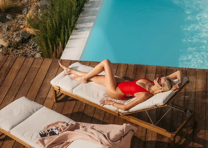 ヴィラ Blue Iris Luxury By Nomads - Steps To Kato Yialia